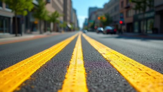 Thermoplastic Safety Markings Enhance Visibility