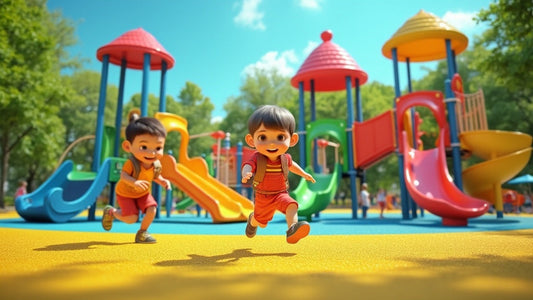 Colorful Playground Safety Matters