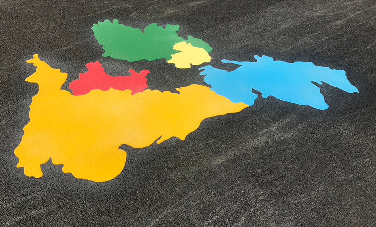 British Isles Map 2x1.5m