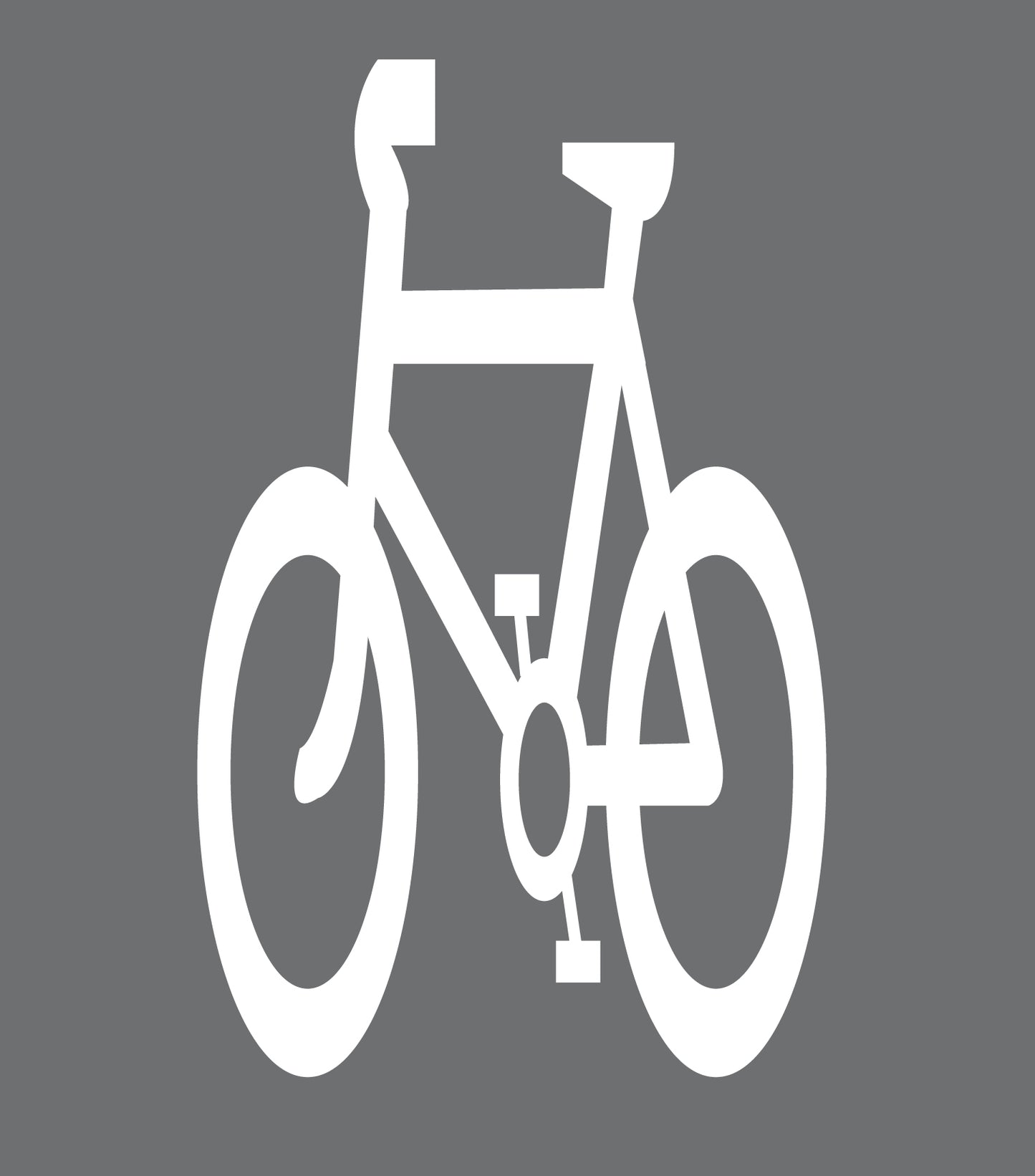 Cycle Route Sign Long 2m