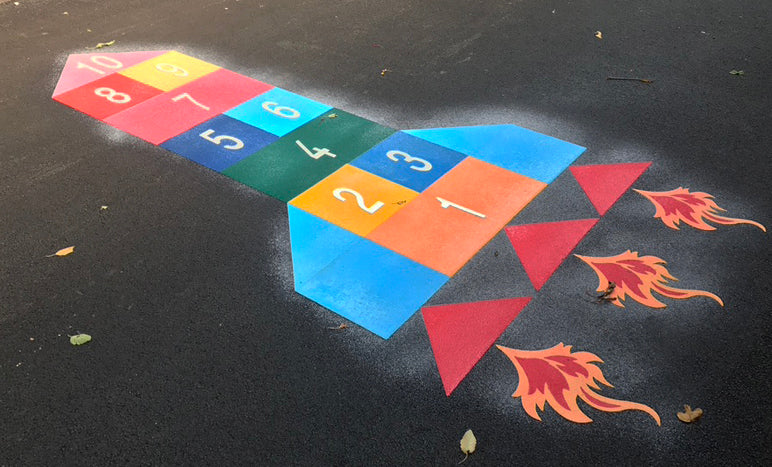 Rocket Hopscotch 2.6m