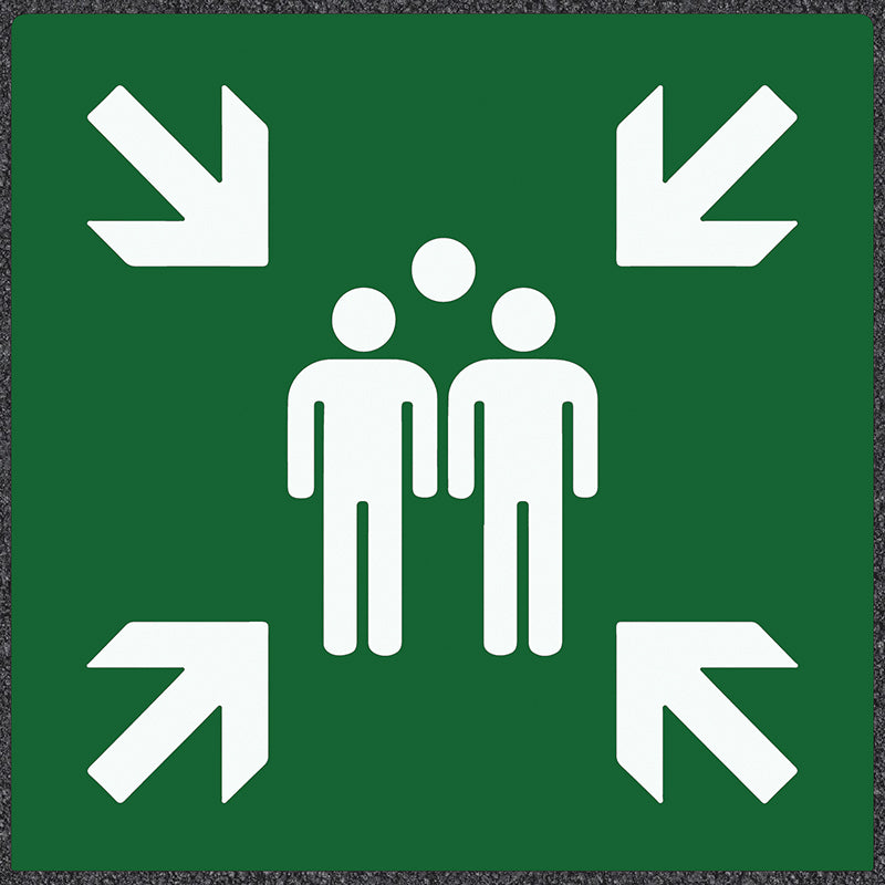 Fire Assembly Point 1m