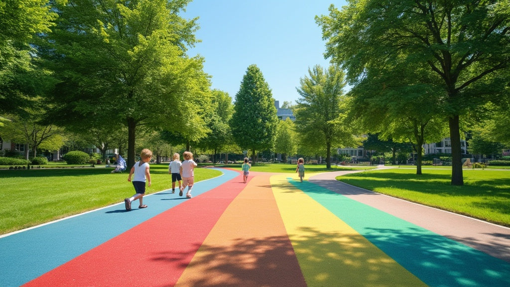 Durable Playground Line Markings Enhance Safety