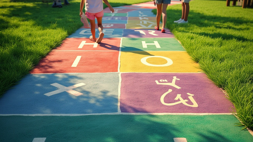 Playground Activity Markings Inspire Fun