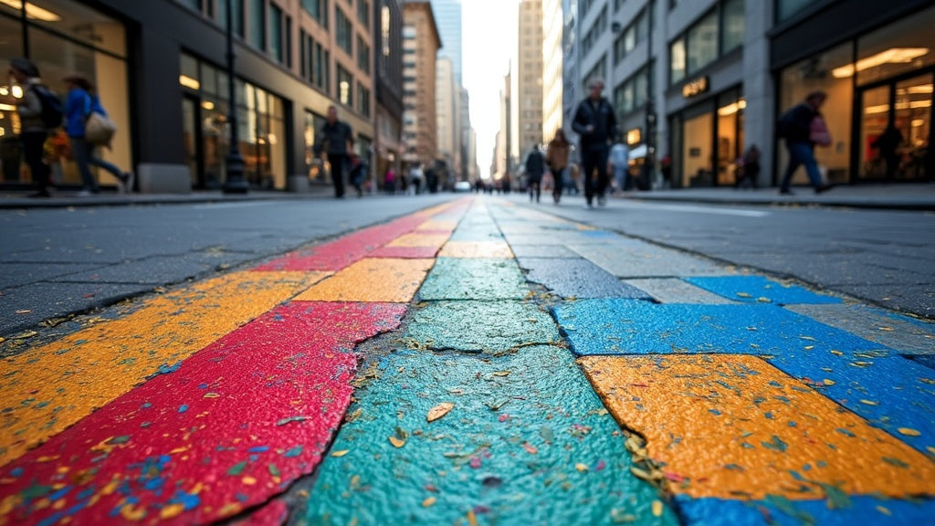 Numerical Collections Enhance Safety Through Vibrant Thermoplastic Markings