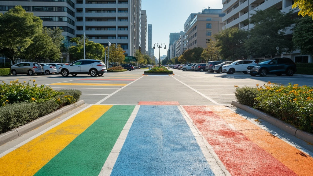 SlipResistant Parking Markings Enhance Safety