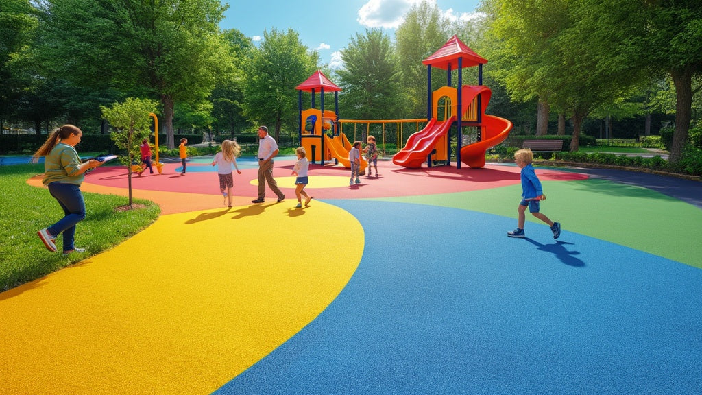 Durable Playground Markings Enhance Fun