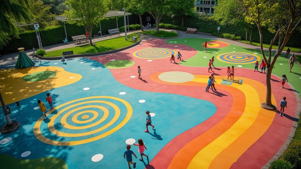 Playground Markings Enhance Safety And Fun