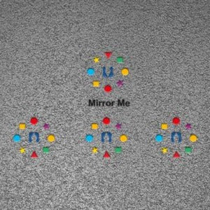 3 Way Mirror Moves Activity Circles